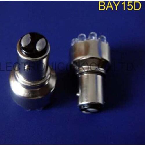 High quality 12V BAY15d BAZ15d 1157 Auto led bulb light PY21/4W P21/4W Car led Brake light led Stoplight free shipping 5pcs/lot