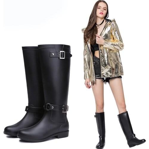 Mazefeng Chunky Platform Pu Leather Knee High Boots Women Retro Punk Height Increasing Long Boots Woman Lace Up Booties Mujer 41