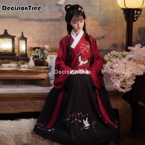 2021 ancient chinese costume women clothes traditional hanfu ming dynasty dance costumes folk fairy oriental performance costume