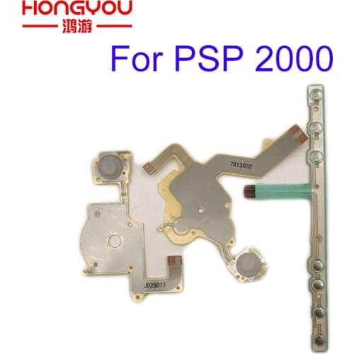 10Sets For PSP 2000 PSP2000 Cable Replacement Direction Cross Button Left Key Volume Right Keypad Flex Cable