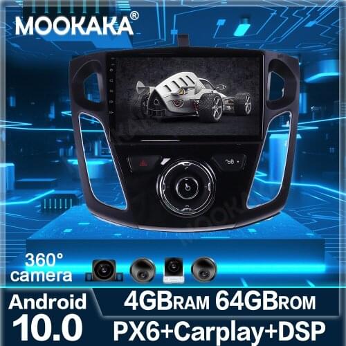 360 Camera Android 10 Multimedia player Car For Ford Focus 2012-2015 2016 2017 radio audio stereo GPS Navin Screen head unit IPS