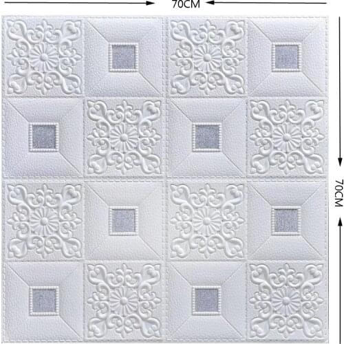 70x70cm 70x77cm 3D Brick Wall Stickers Self-Adhesive Panel Decal Wallpaper For TV Walls Sofa Background Wall Decor