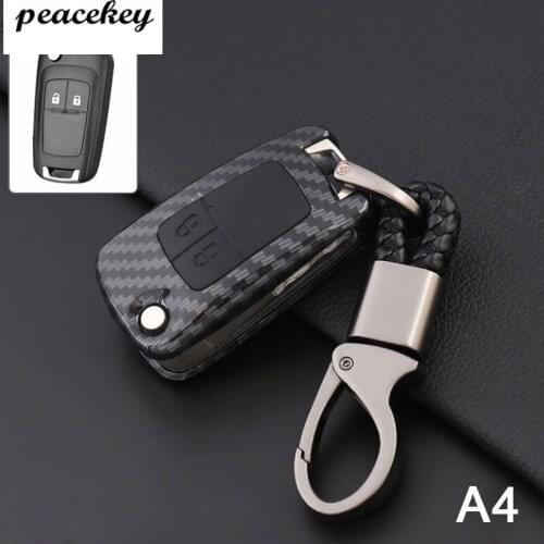 Carbon Fiber Silicone Car Key Case for Chevrolet cruze accessories orlando tahoe trax for OPEL VAUXHALL Insignia Astra keychain