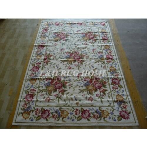 Free Shipping 6'x9' Handmade Rug New Zealand Woolen needlepoint rug & carpet bamboo design