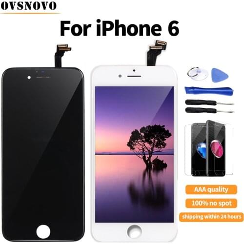 Fast delivery ecran For iPhone 6 7 LCD display Digitizer Assembly with Screen Replacement +Tools&Tempered Glass free shipping