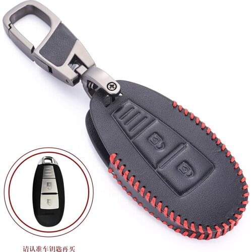 Carbon Leather Key Case Cover For Renault Koleos Laguna 2 3 Megane 1 2 3 Sandero Scenic Captur Clio Duster Fluence