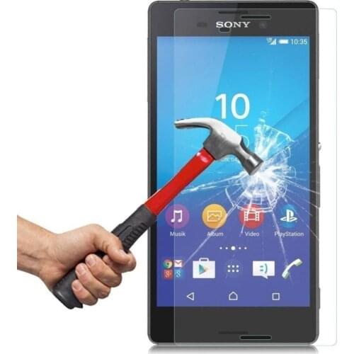 For Sony Xperia C3 Dual Tempered Glass Screen Protector 2.5 9h Safety Protective Film on C 3 D2502 D2533 D 2502 2533 Verre