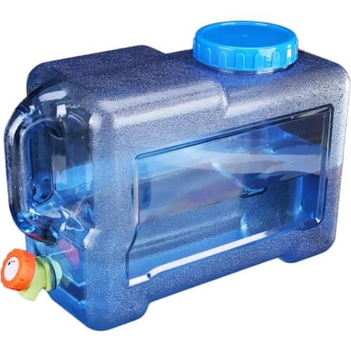 5/7.5/8/10/12/15L Capacity Outdoor Water Bucket Portable Driving Wateater Bucket Portable Tank Container with Faucet for Camping