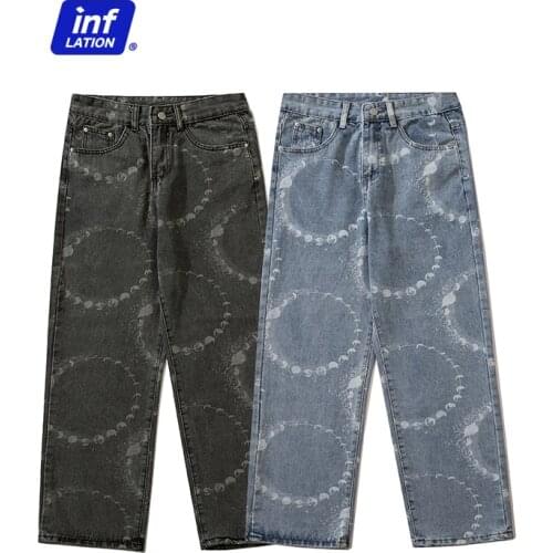 Мужские модные джинсы INFLATION China At AliExpress