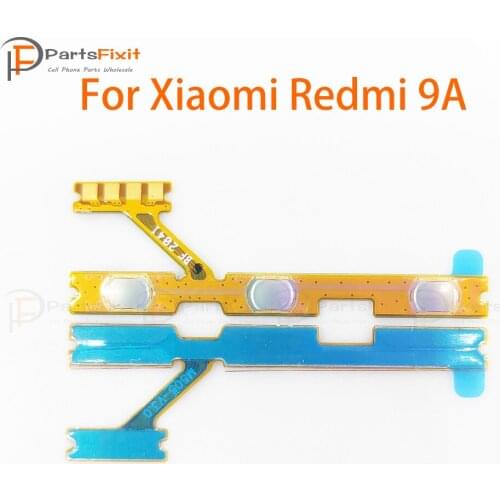 Power On Off Button Volume Switch Key Control Flex for Xiaomi Redmi 9A 9i Power ON/OFF Volume Side Buttons Flex Replacement