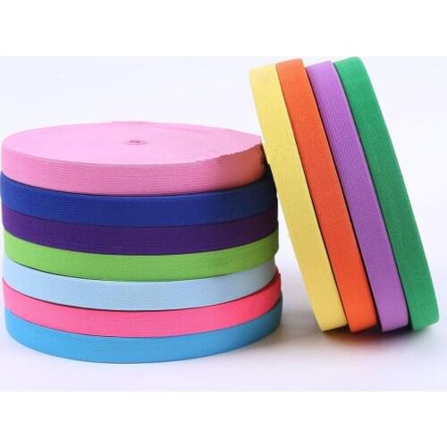 2CM 2.5CM Colorful Nylon Elastic Bands 5Meter Rubber Band Garment Trousers Bags Underwear Pants Home Sewing Accessories DIY