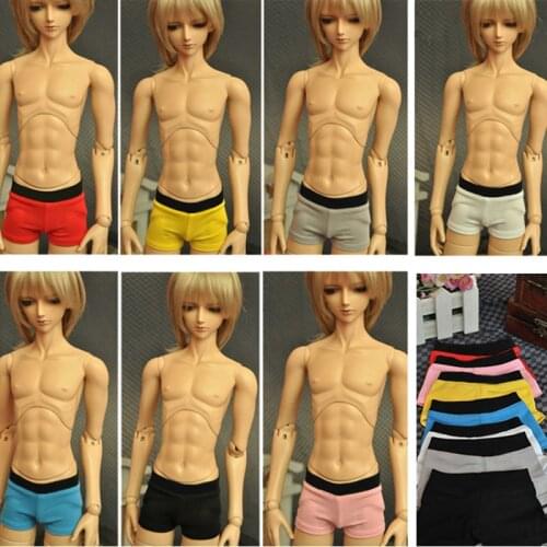 M1002 children handmade toy 1/6 1/3 1/4 uncle Doll clothes BJD/SD doll props Accessories clothes Seven-color boxer briefs 1pcs