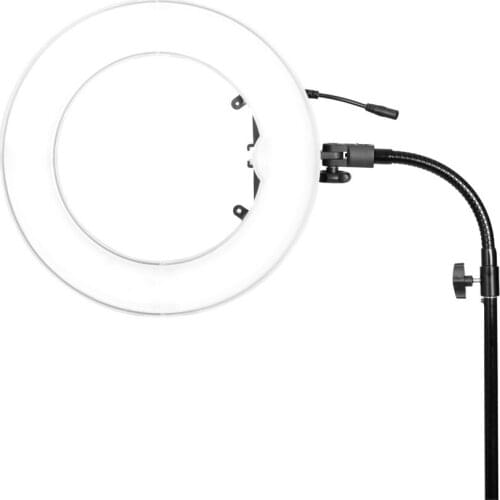 Meking Flex Arm Gooseneck with 1/4 Screw Mount for Light Stands Diva Ring Light Flash
