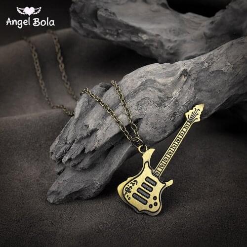 Our Hot Drop Shaped Luminous Guitar Necklace