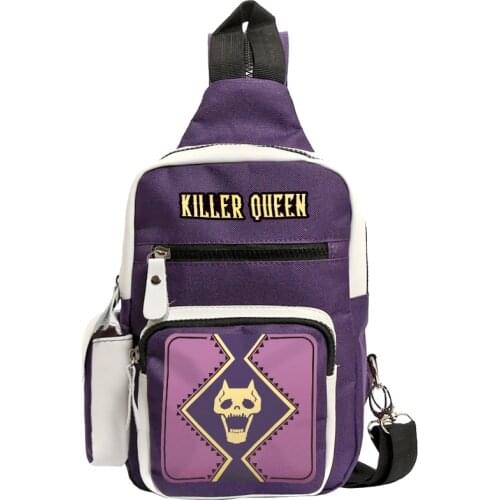JoJos Bizarre Adventure Bags Cosplay Anime Messenger Bag Frosted Oxford school shoulder bag Handbags
