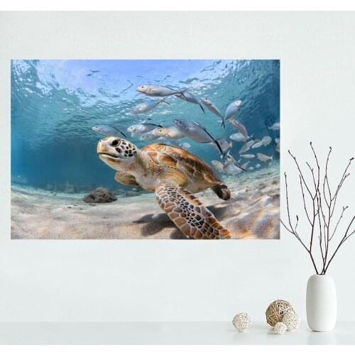 New Products 2020 Sea turtle Wall Art Canvas Posters And Prints Wall Pictures For Living Room Children Kids Bedroom Decor