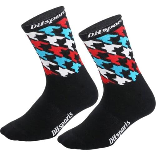 Professional Sport Cycling Socks Men Women Breathable Mid Length Compression Training Socks For Runing Hiking Climbing cycling