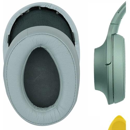 Protein Leather Ear Pads Replacement for Sony MDR-100A MDR-100AAP MDR-H600A Headphones Earpads
