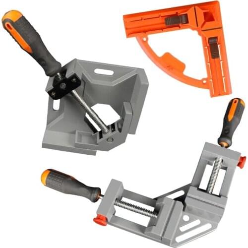 Right Angle Clamp Woodworking Tools Jigs Double Handle 90 Degree Right Angle Clips Quick Corner Clamps