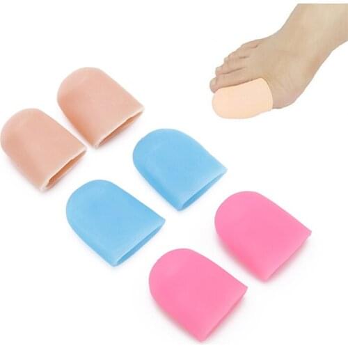 2Pcs Silicone Gel Tube Bandage Finger & Toe Protectors Foot Feet Pain Relief Guard for Feet Care insoles Feet Care Tool