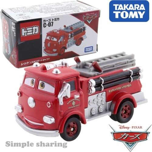 Takara Tomy Disney Cars Tomica C-07 Red (standard Type)
