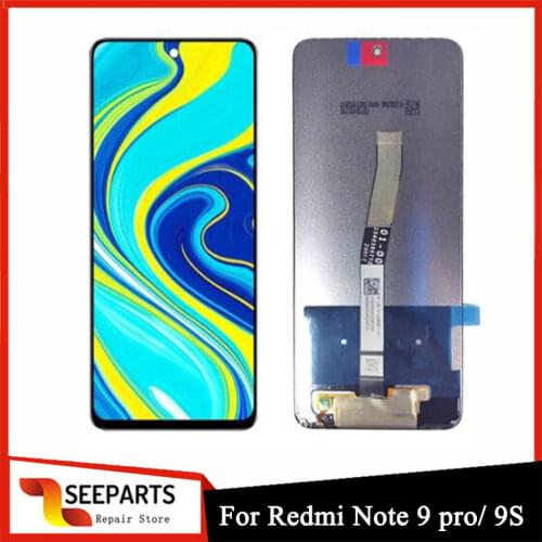 Tested 6.67"For xiaomi Redmi note 9 pro LCD Display Touch Screen Digitizer Assembly M2003J6B2G for Redmi Note 9S lcd display
