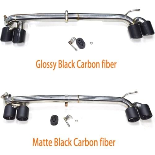1 set Carbon Fiber Car Exhaust Pipe For BMW 3 series 320i 330i 328i M sport in 2017-2019 Exhaust Pipe Muffler tip