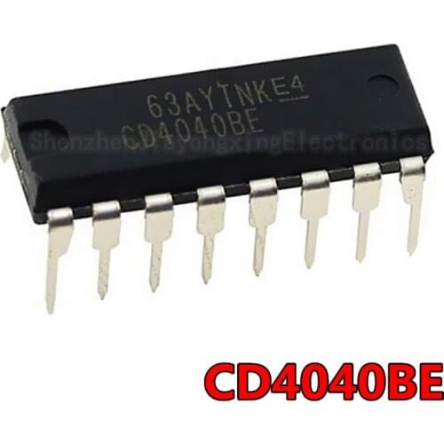 10PCS CD4040BE DIP16 CD4040 DIP 4040BE DIP-16 new and original IC