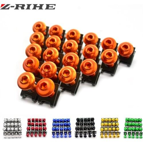 20x High quality 6MM Motorcycle Accessories Fairing body work Bolts FOR 690 390 125 rc 125 250 SMC 1190 RC8R 250
