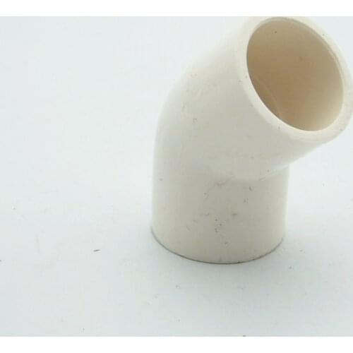 32mm ID 45 Degree Elbow PVC Tube Joint Pipe Fitting Coupler Adapter Water Connector For Garden Irrigation System DIY