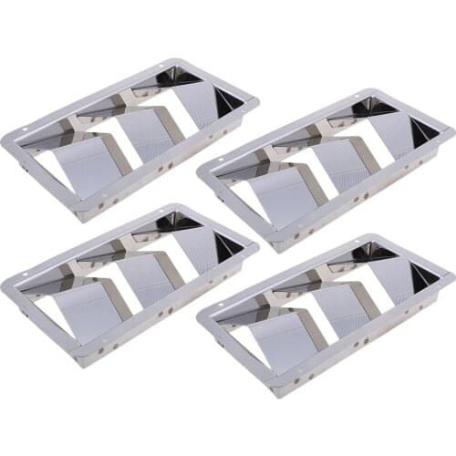4 Pieces Air Vent / 3 Louvres Stainless Steel - Marine/Boat/Yacht Hardware