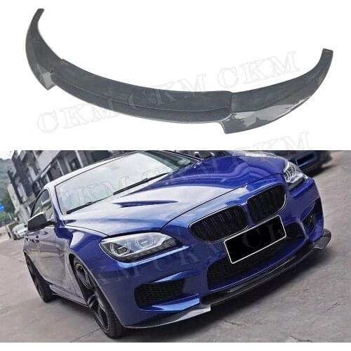 Carbon Fiber Front Lip Spoiler for BMW 6 Series F06 F12 F13 M6 2014-2016 car bumper Chin Shovel protector