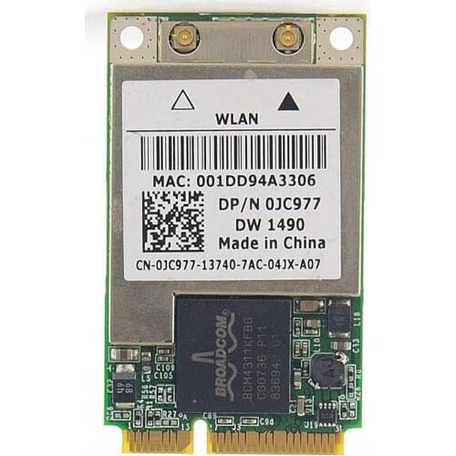 Wireless Adapter Card for DELL Latitude D420 D520 D620 Wireless Wlan Broadcom 4311 DW1490 Wifi PCI-E Card