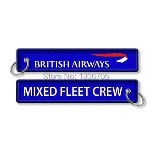 British Airways Mixed Fleet Crew keychain