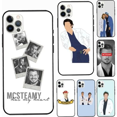 Greys Anatomy McSteamy Case For Apple iPhone 12 11 Pro Max XS X XR 6S 7 8 Plus 5S SE 2020 Silicone Phone Cover