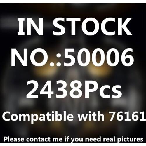 IN STOCK 1989 Batwing DC Series 50006 2438Pcs Compatible with 76161 85033 Model Building Blocks Bricks Kids Toys Christmas Gift