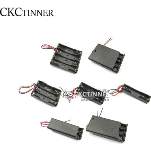 AA size battery storage box holder with 1 2 3 4 6 7 slots Direct Ship 0616