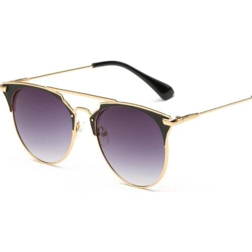 NerZhul Fashion Cat Eye Sunglasses Women High Quality Ladies Mirrored Glasses Retro Lunette Reflective Sun Glasses Female