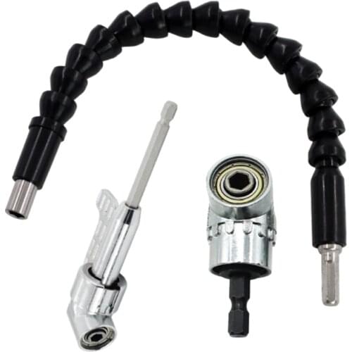 Angle Screwdriver Set Socket Holder Adapter Adjustable Bits Screw Driver Tool 517A