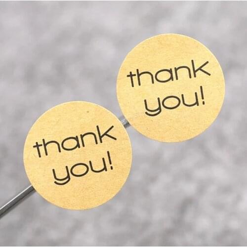 Lovely Round Thank You Stickers, Thank You Label,Packaging Labels, Party Deco Stickers 120pcs/lot