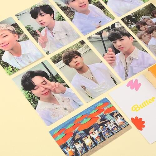 New Korea KPOP Bangtan Boys BUTTER Mini Photocard Memebers LOMO Cards Premium Photos JUNG KOOK JIMIN V SUGA JIN J-HOPE RM