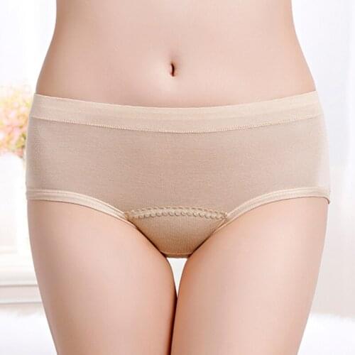 New Leak Proof Menstrual Panties Physiological Pants Women Underwear Period Cotton Waterproof Briefs Plus Size Female Lingerie