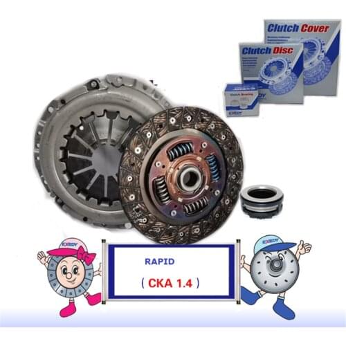 For Volkswagen vw Skoda Rapid CKA 1.4 Clutch Cover Clutch Plate& clutch release Bearing Clutch Kit Set Three Piece Set