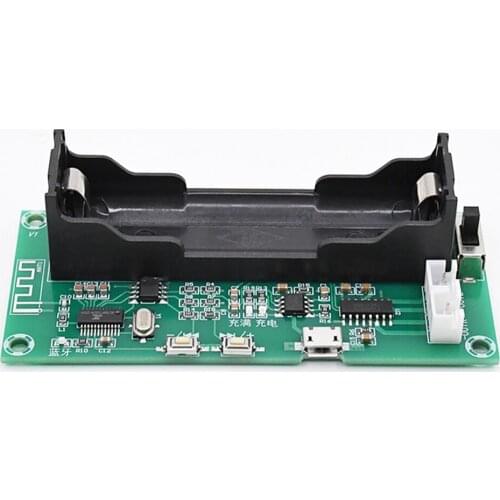 Bluetooth Amplifier Board 5V Dual Channel 2*5W Digital Power Lithium Battery Holder 5.0 Stereo Class D Amplifier Speaker PAM8403