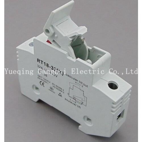 Fuse Base Fuses Holder RT18-32X with LCD led light Suit for 10x38 RO15 RS15
