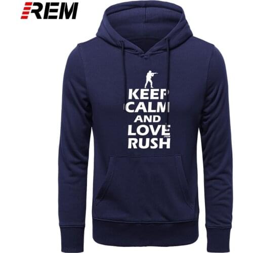 Rem Keep Calm And Rush B Letter Print Men Cs Go Funny Male Fashion Cotton Hoodies, Sweatshirts