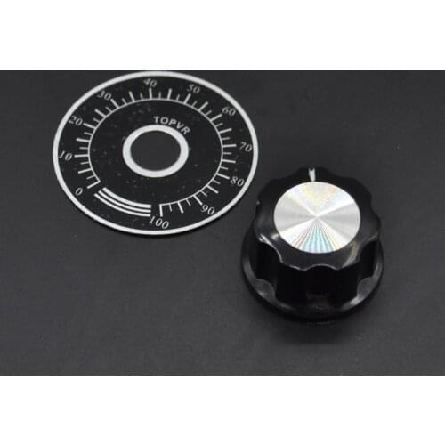 Hat with dial potentiometer potentiometer knob dial numerals sheet +MF-A03