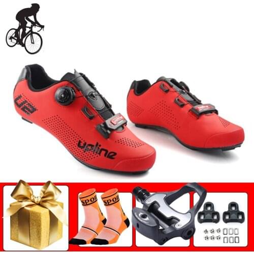 Road Bike Shoes Ultralight Breathable Cycling Sneakers Bicicleta Triatlon Self-locking Zapatos Ciclismo Unisex Bicycle Footwear