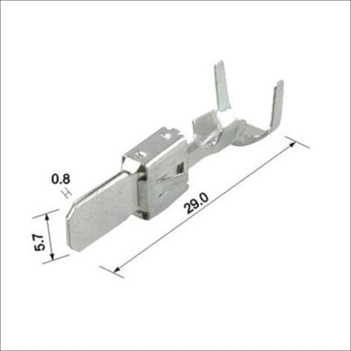 Terminals wire connector female cable connector male terminal Plugs sockets seal Copper terminal H62Y2 DJ6116-6.3C