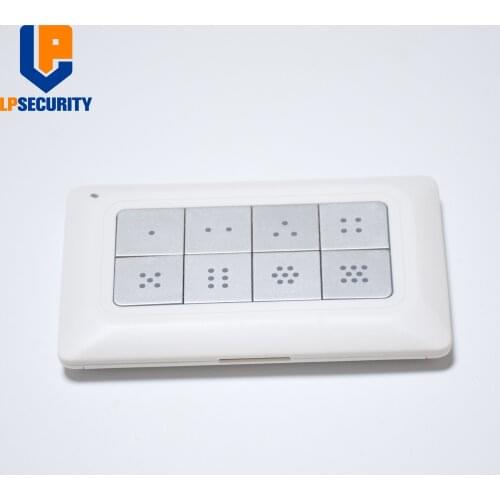 ZRC-90 Scene Master is a Z-Wave Central Scene Controller Controls up to 8x2 pre-set scenes and 8 groups dimming function EU US